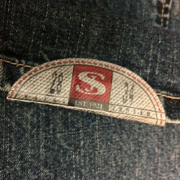 Silver Flare Jeans New Zipper Medium Mid Rise - Picture 6 of 8